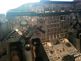 Before the age of computing, this is what your cockpit looked like.